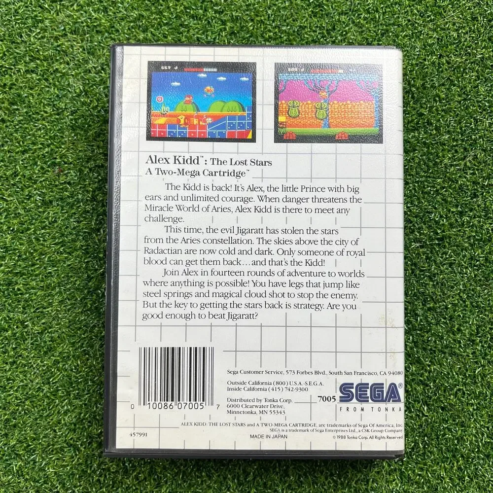 Alex Kidd: The Lost Stars (Sega Master System, 1988)